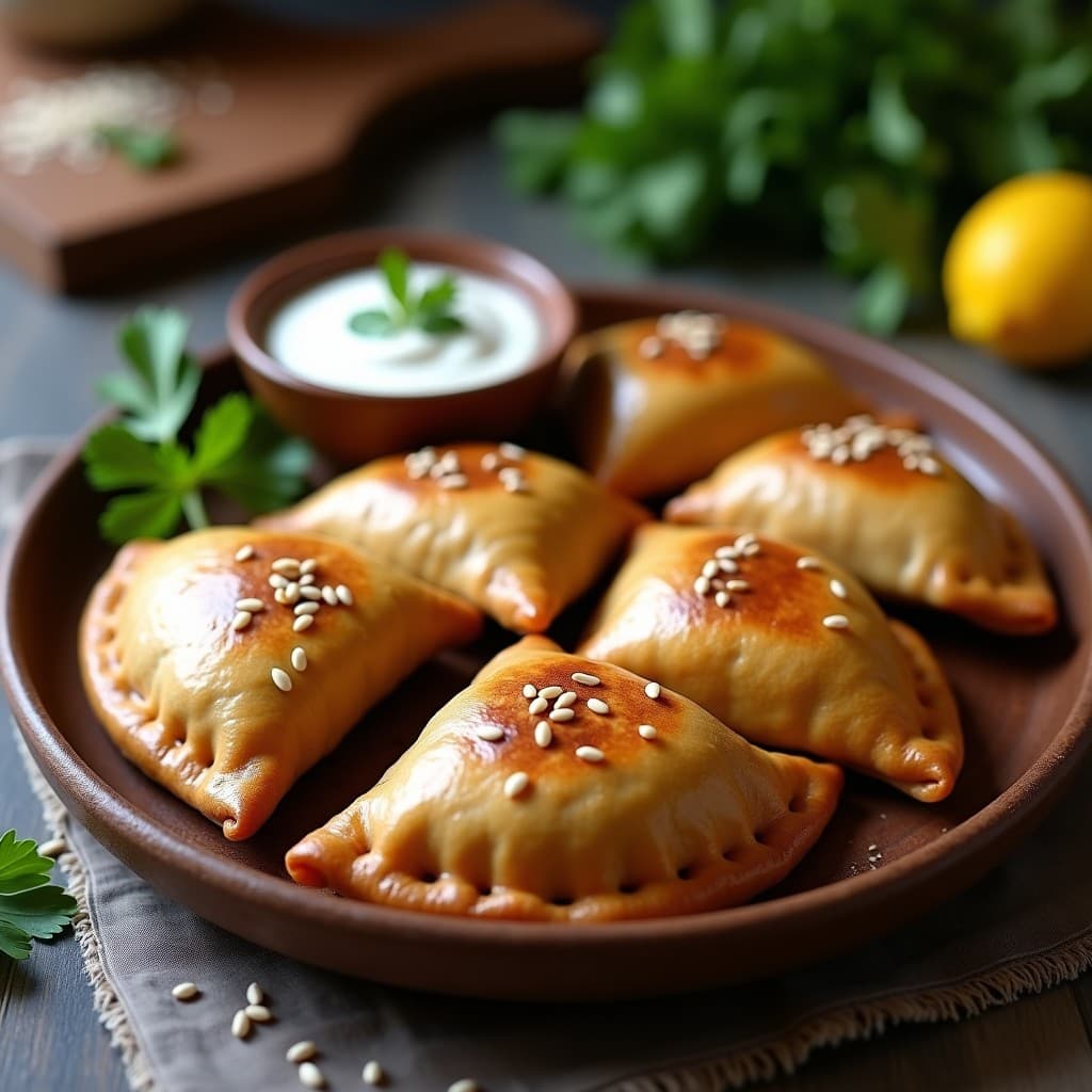 Empanadas de Manteca de Cacao Rellenas de Champiñones Portobello: Receta Vegana y Sin Horno