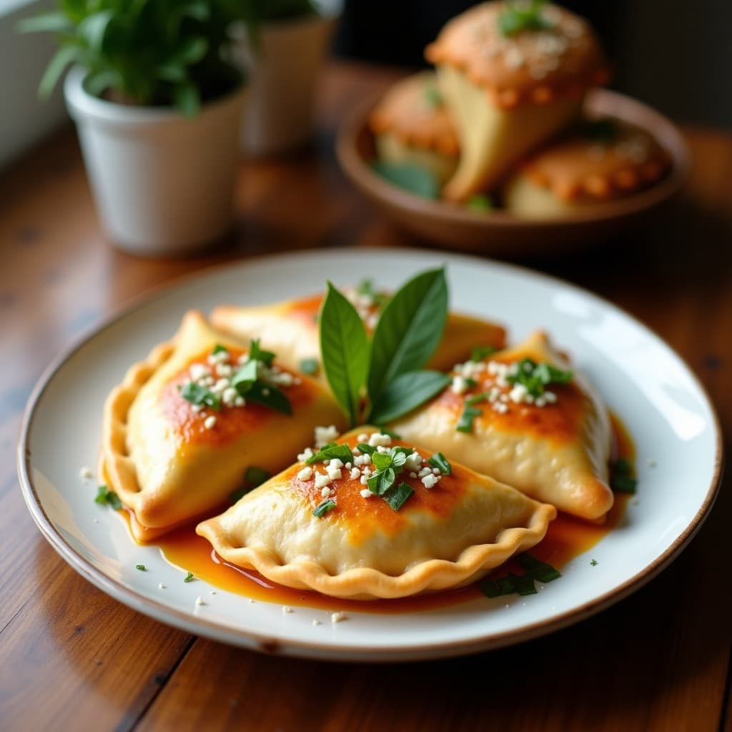 Empanadas de Masa de Almendra Rellenas de Espinacas y Queso de Cabaña: Aperitivo Argentino Keto