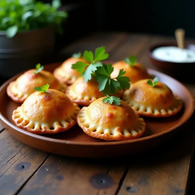 Empanadas de Masa de Arroz con Relleno de Atún y Pimientos: Receta Filipina Sin Gluten