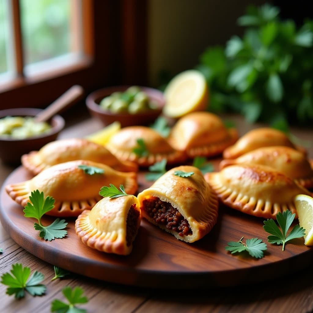Empanadas de Masa de Caoba con Relleno de Picadillo de Seitán: Receta Vegana en Airfryer