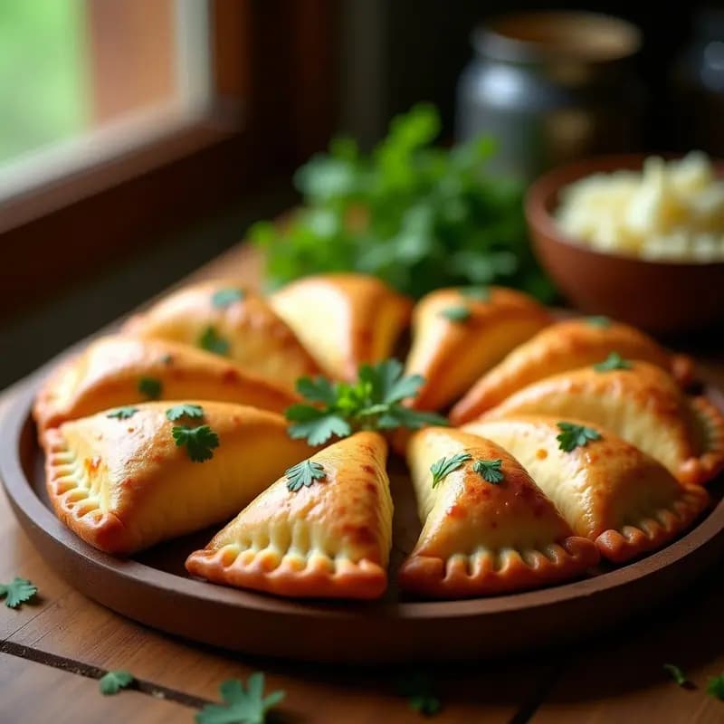 Empanadas de Masa de Mandioca con Relleno de Atún y Aceitunas: Receta Brasilera Crujiente