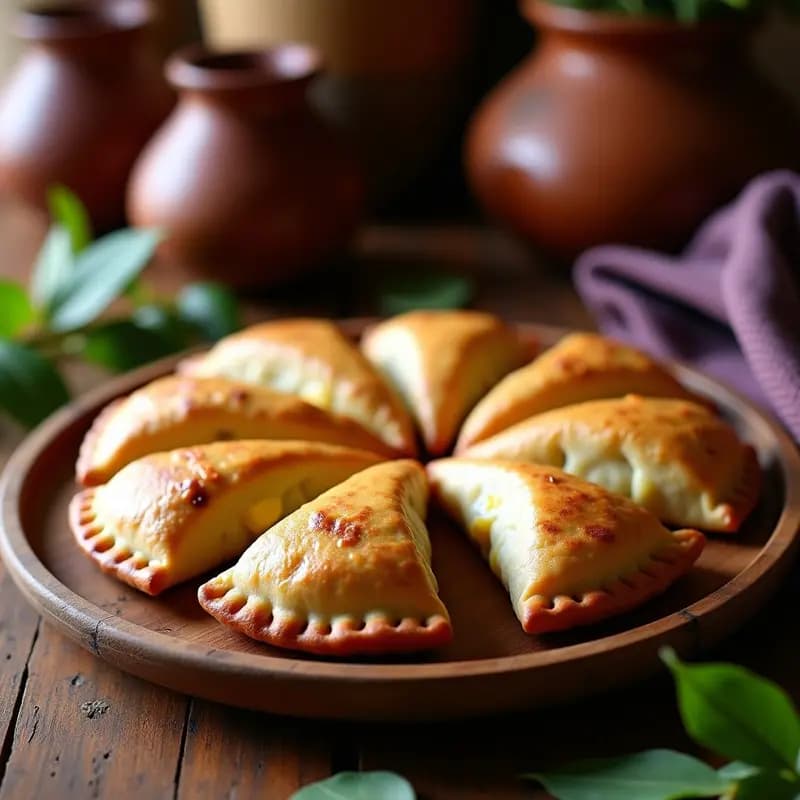 Empanadas de Masa Morada con Relleno de Queso y Choclo: Receta Boliviana Festiva