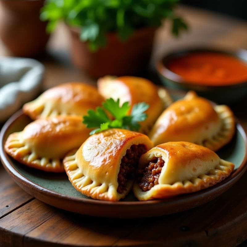 Empanadas de Masca de Yucca y Carne de Venado: Receta Venezolana en Airfryer