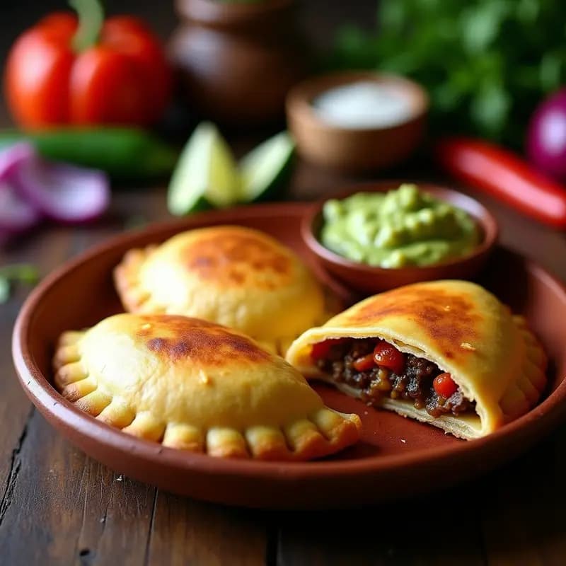 Empanadas de Maseca con Relleno de Tinga de Hongos: Receta Mexicana Vegana y Sin Gluten