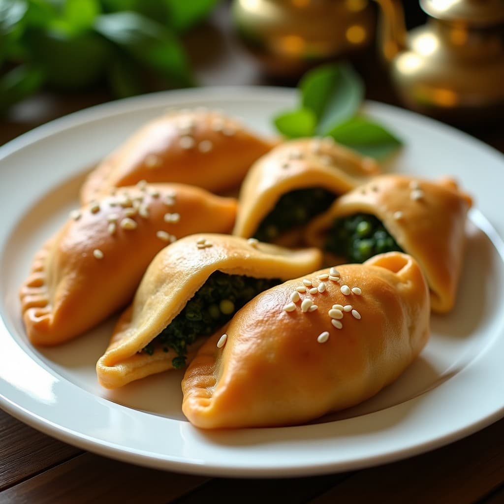 Empanadas de Masha (Guisantes Partidos) y Espinacas: Receta Libanesa Sin Gluten en Airfryer