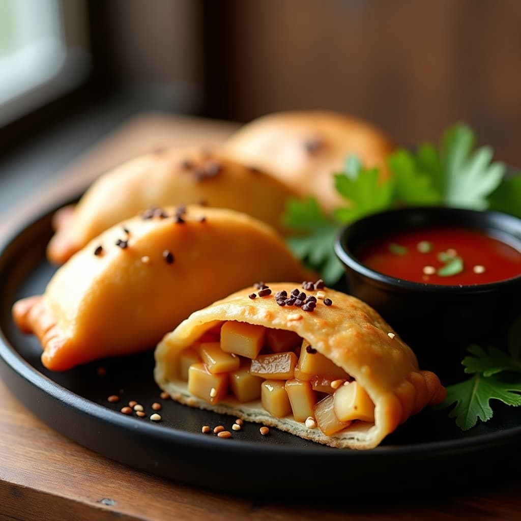 Empanadas de Mashua y香港XO Sauce: Receta Peruana-China en Airfryer
