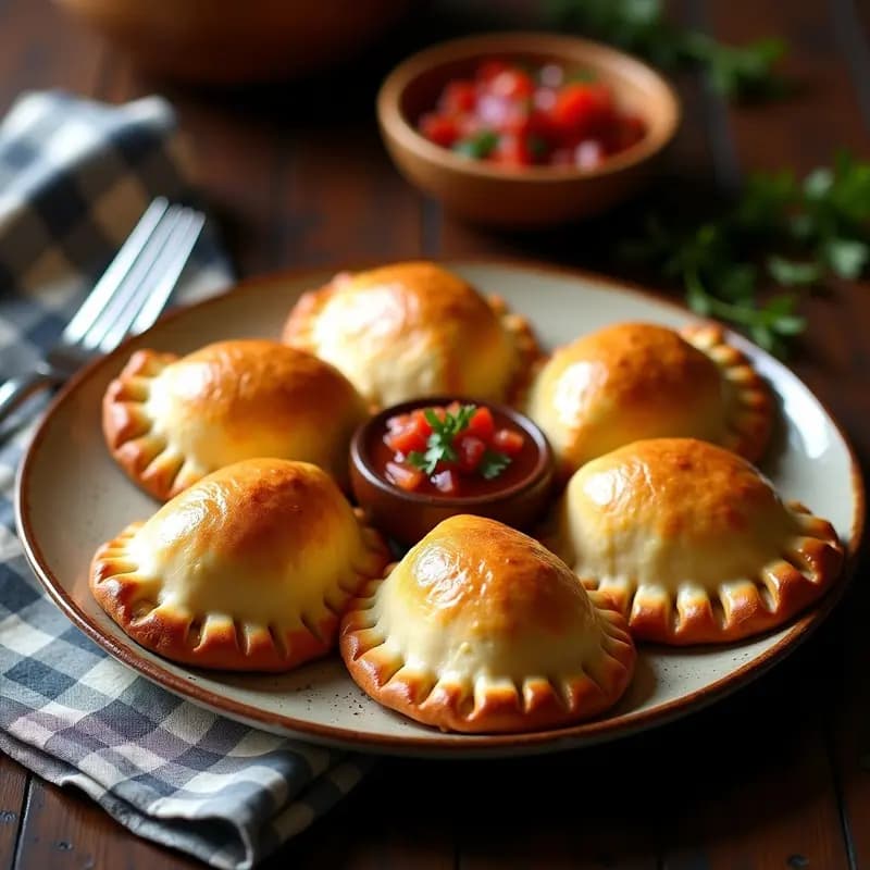 Empanadas Mendocinas de Carne y Pasas con Salsa Criolla: Receta Argentina para Tupper