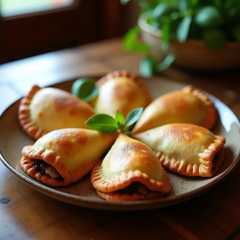 Empanadas de Mijo Rellenas de Berenjena Ahumada: Receta Argentina Sin Gluten en Thermomix