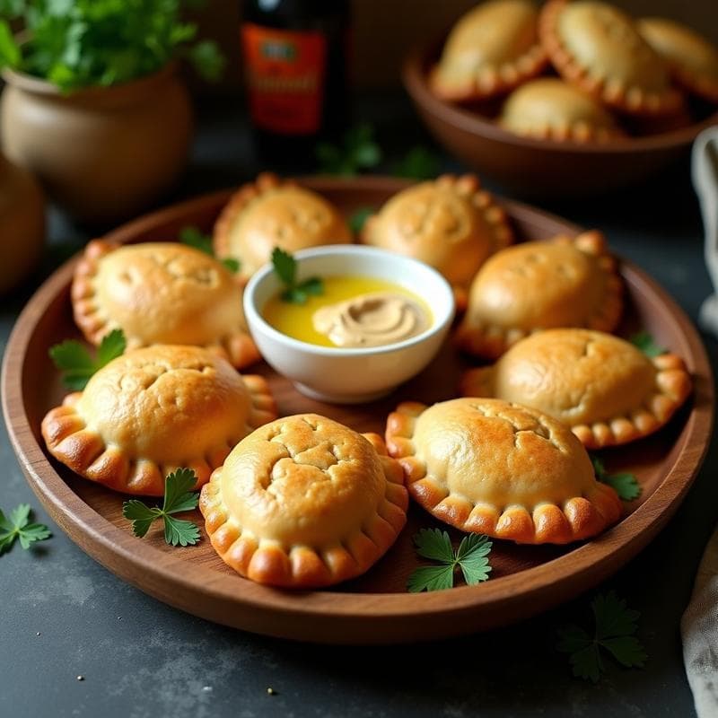 Empanadas de Mijo Rellenas de Berenjena y Hummus: Receta Sin Gluten y Alta en Fibra