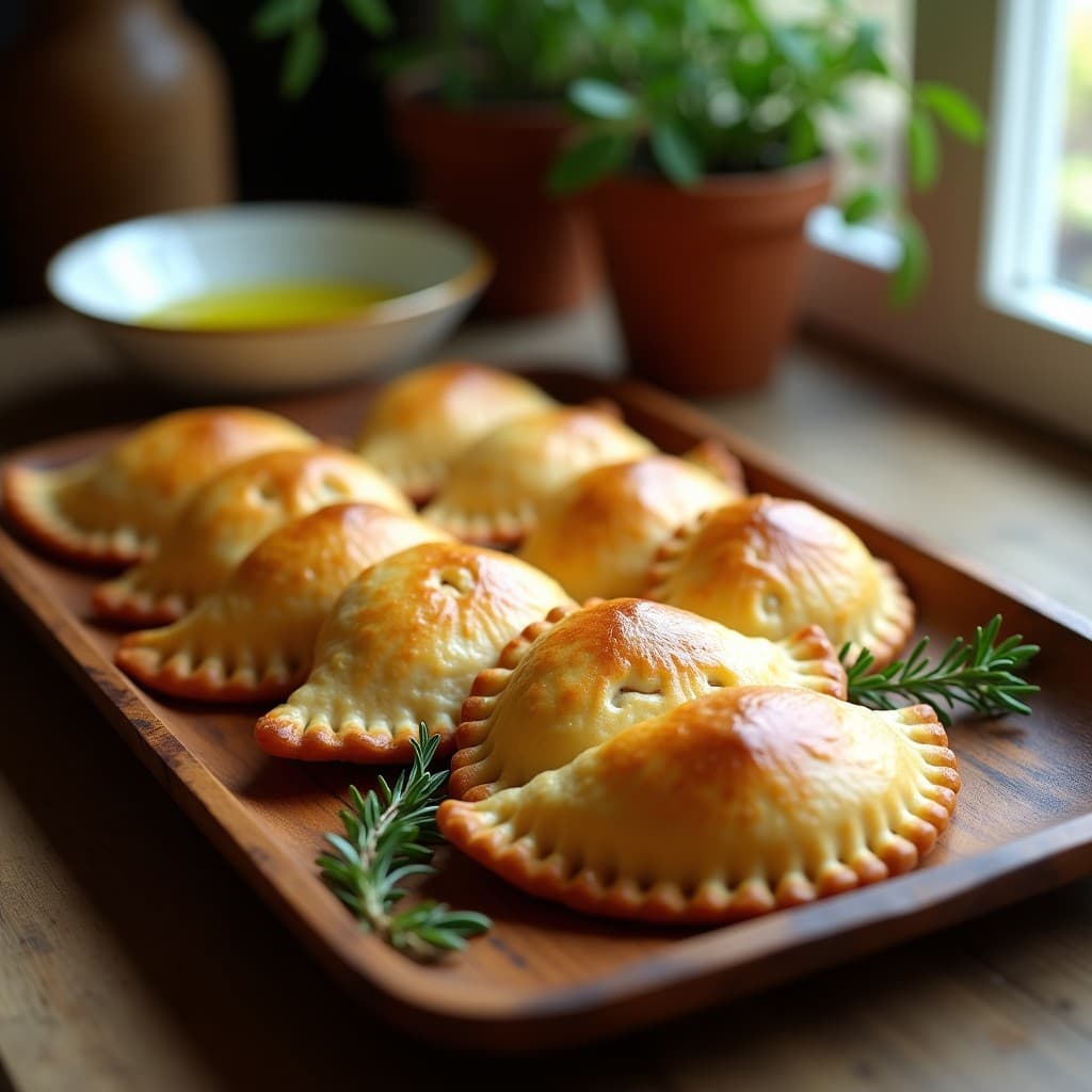 Empanadas de Mijo y Calabacín con Relleno de Setas: Receta Sin Gluten al Horno