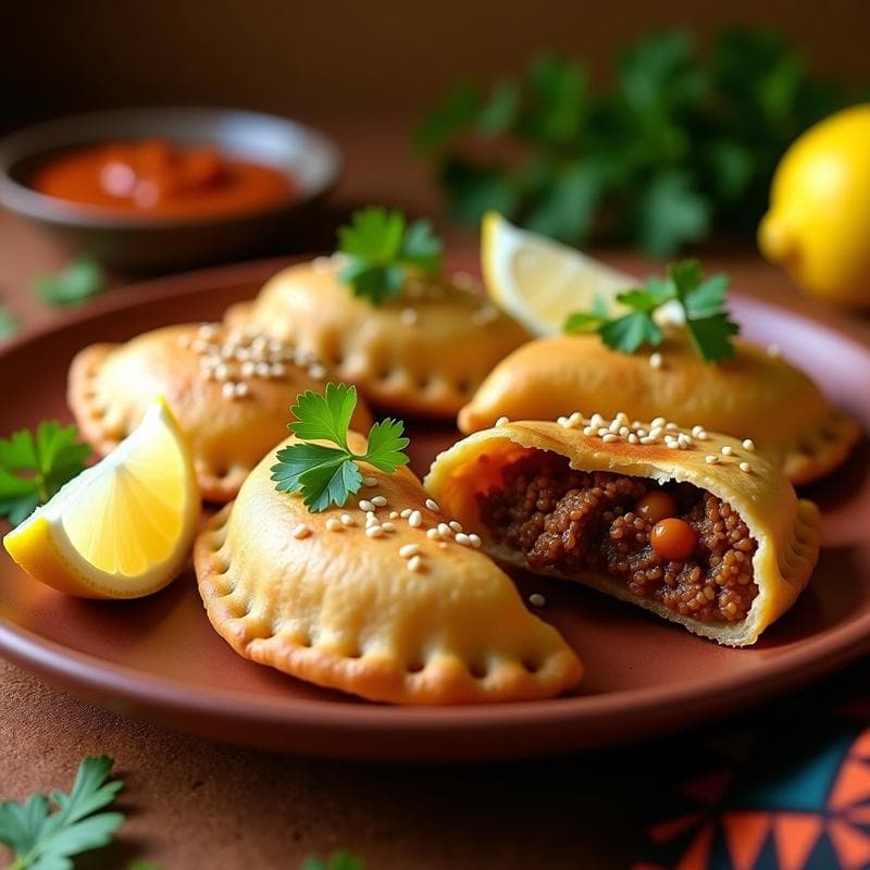 Empanadas de Mijo y Carne de Camello: Receta Africana en Airfryer con Toque Exótico