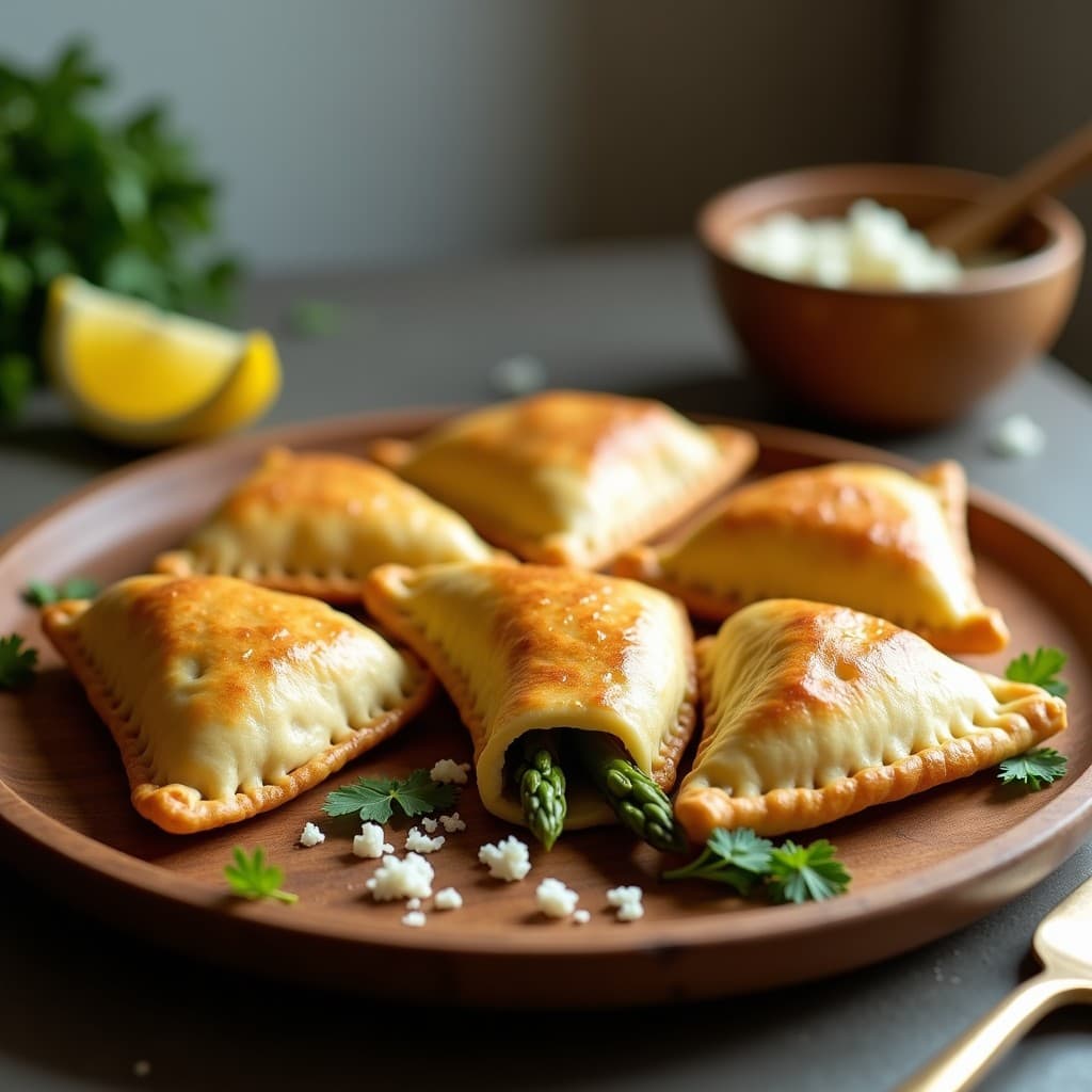Empanadas de Mijo y Espárragos con Queso de Soja: Receta Peruana Vegana en Airfryer