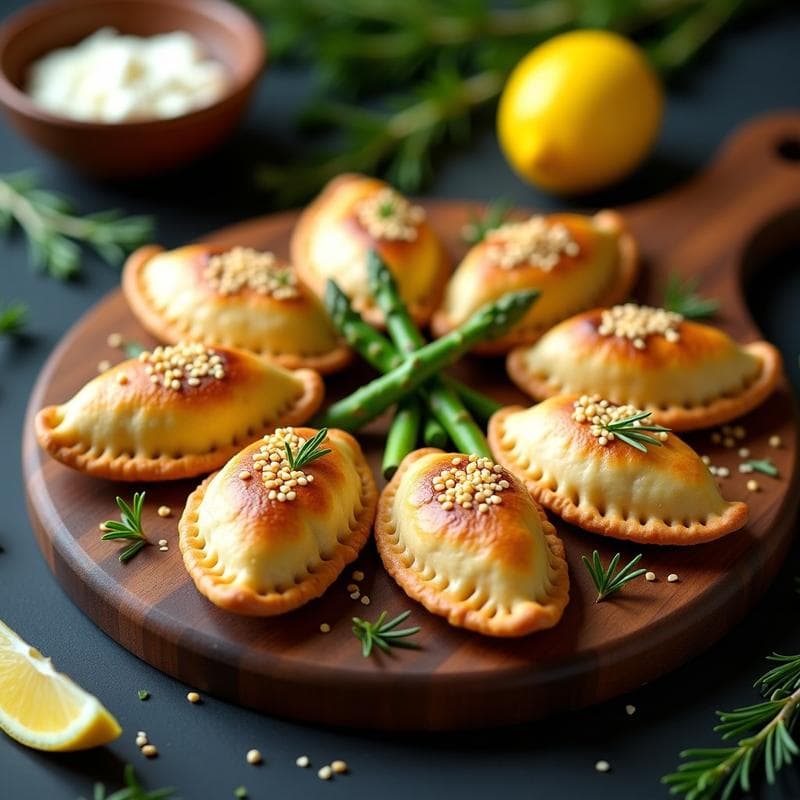 Empanadas de Mijo y Espárragos: Receta Sin Gluten en Thermomix con Toque Crujiente
