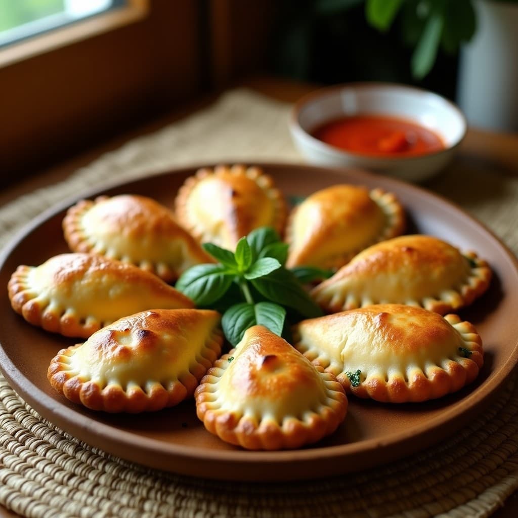 Empanadas de Mijo con Relleno de Espinaca y Queso de Soja: Receta Colombiana Vegana