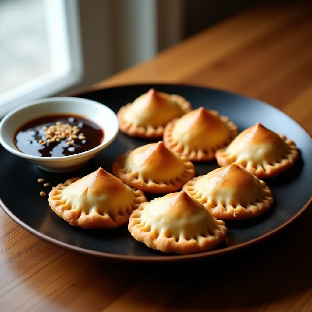 Empanadas de Mijo y Hongos Shiitake con Salsa de Tamari: Receta Sin Gluten en Airfryer