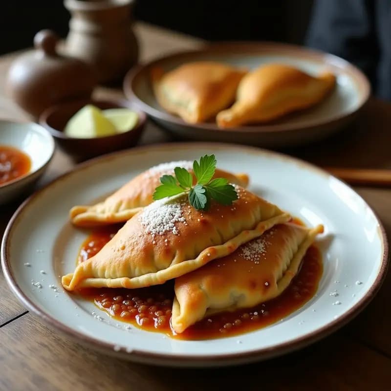 Empanadas de Mijo y Hongos Shitake: Receta en Thermomix con Relleno Umami