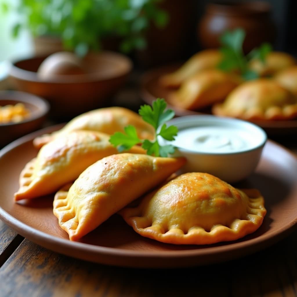 Empanadas de Mijo y Pollo al Curry: Receta Colombiana Sin Harina en Thermomix