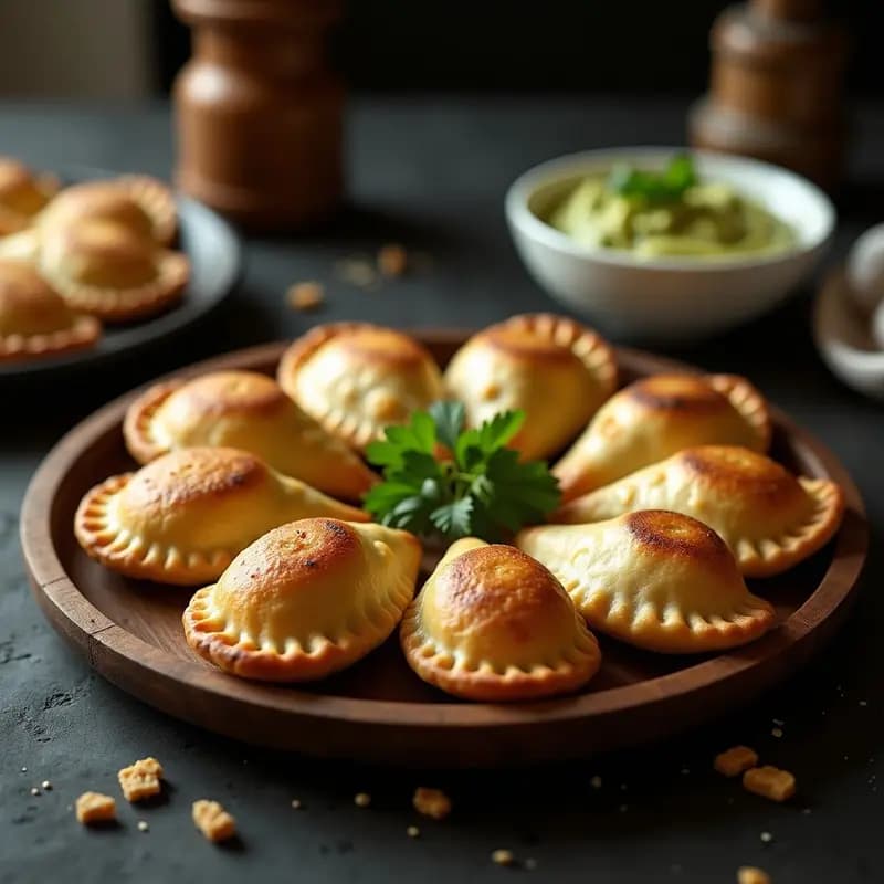 Empanadas de Mijo y Champiñones Portobello: Receta Colombiana Vegana en Olla Exprés