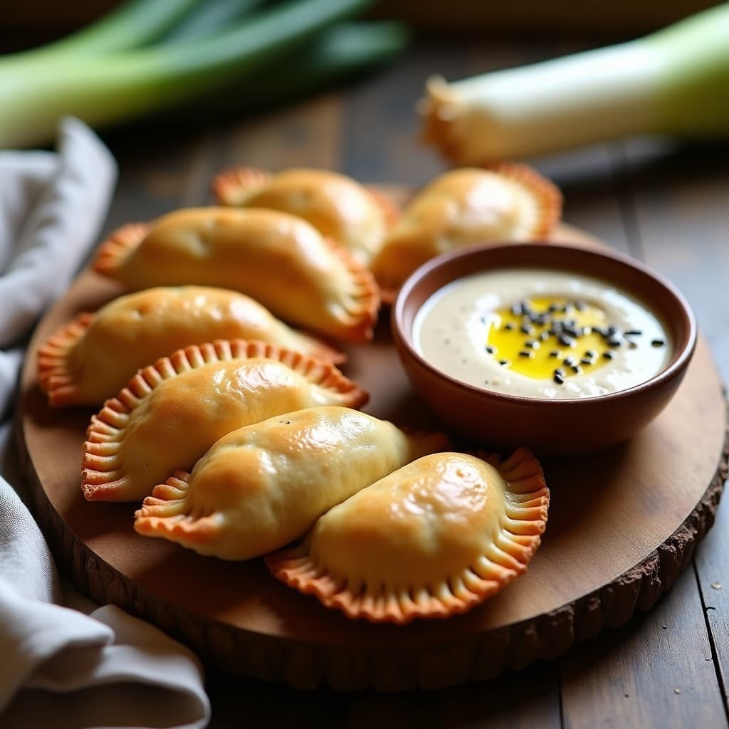 Empanadas de Mijo y Puerro con Salsa de Tahini: Receta Sin Gluten en Thermomix