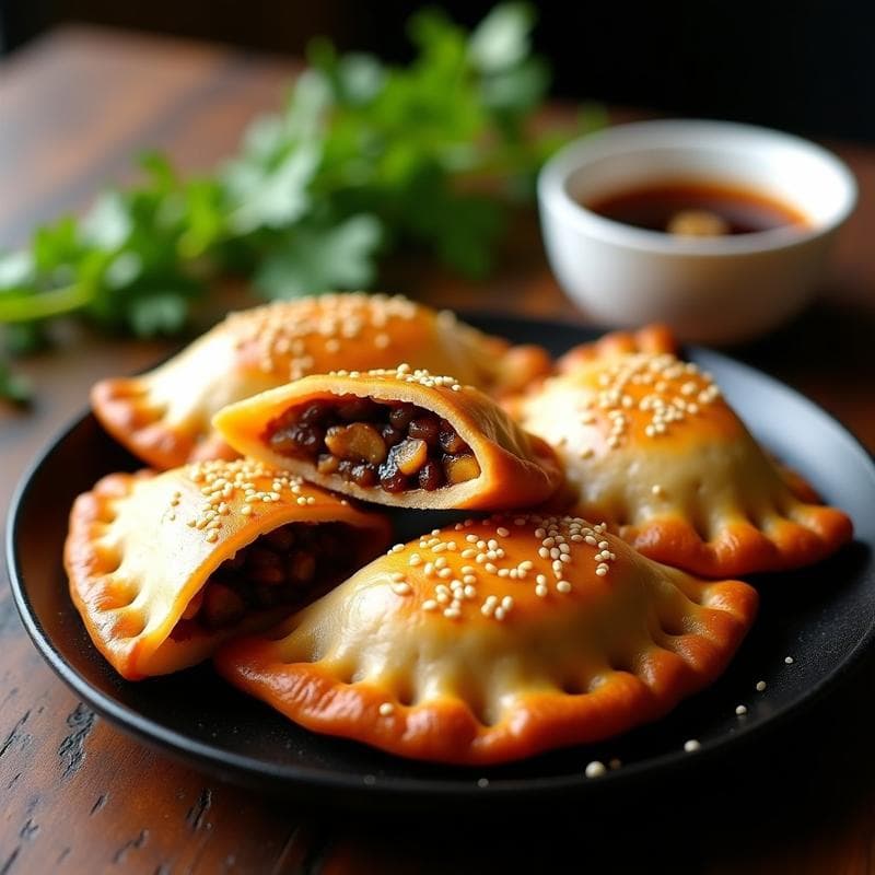 Empanadas de Mijo y Hong Kong XO Sauce: Receta Sino-Argentina Picante en Airfryer