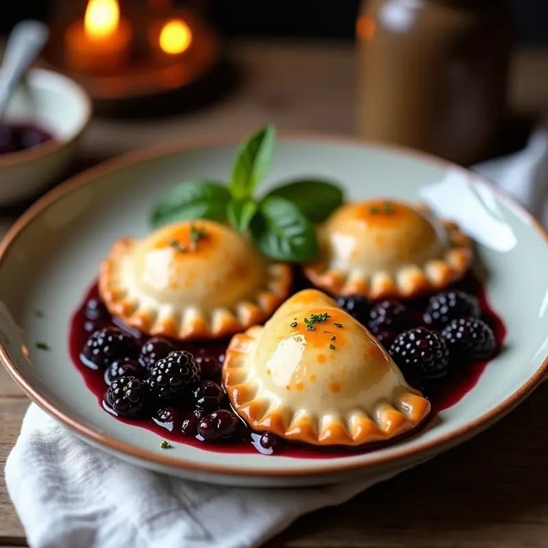 Empanadas de Moras y Queso de Ricotta: Postre Colombiano en Thermomix