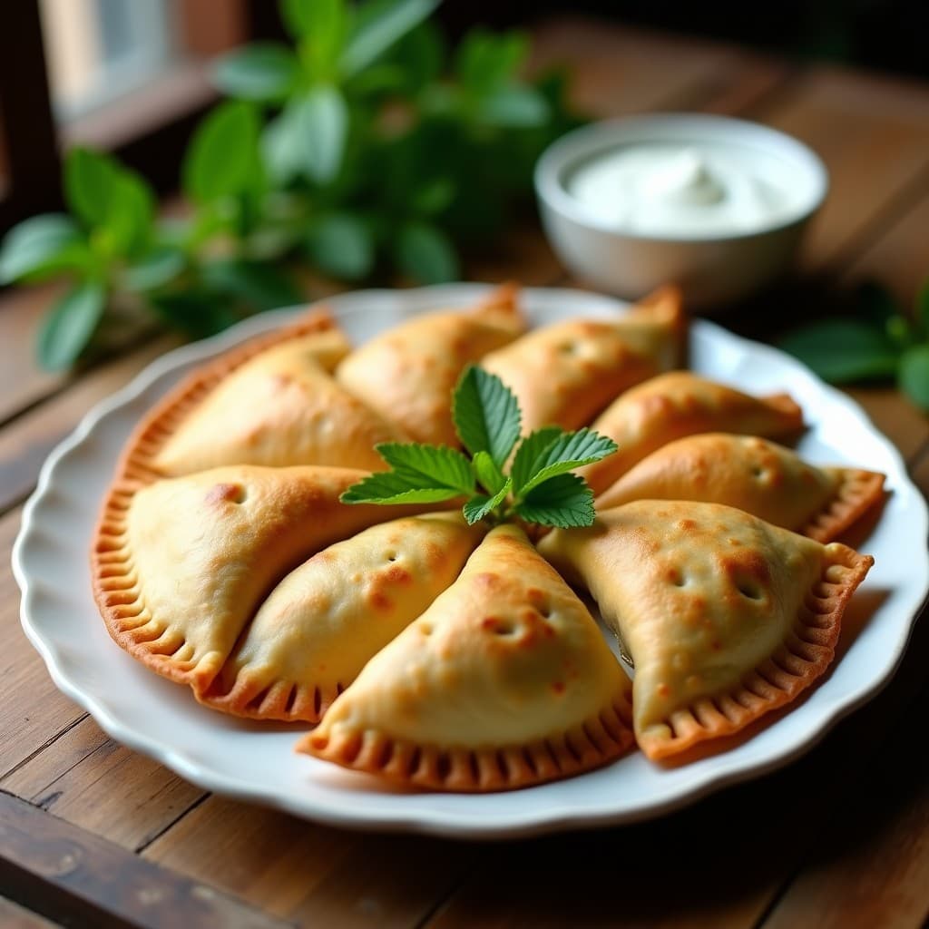 Empanadas de Moringa y Queso de Semillas de Girasol: Receta Vegana en Olla Exprés