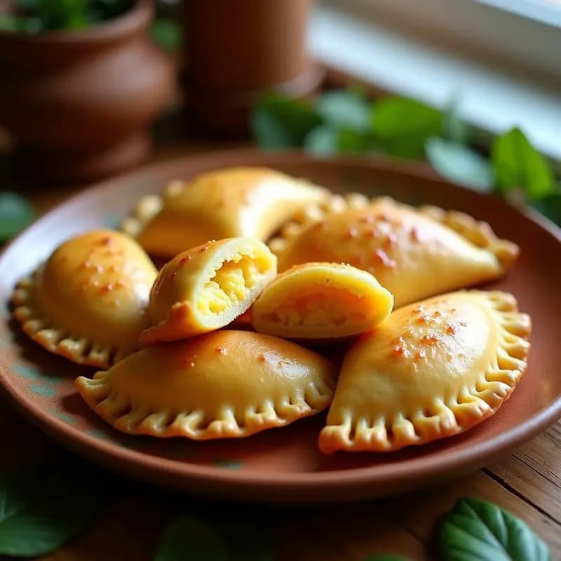 Empanadas de Mote y Quesillo: Receta Ecuatoriana de Masa de Maíz con Toque Dulce