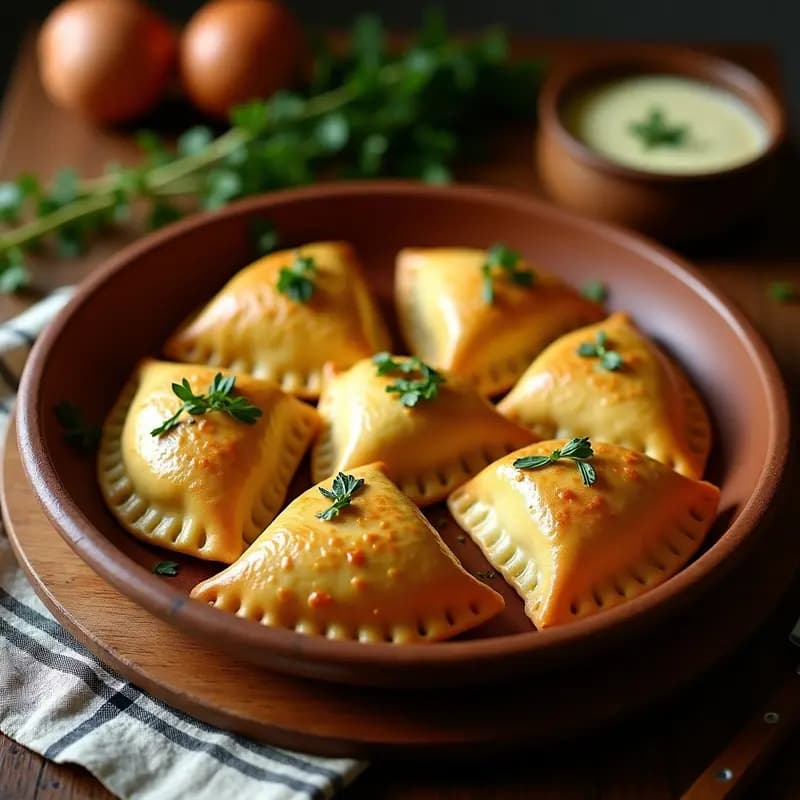 Empanadas de Mote con Queso y Debeza: Receta Ecuatoriana Traditional en Horno
