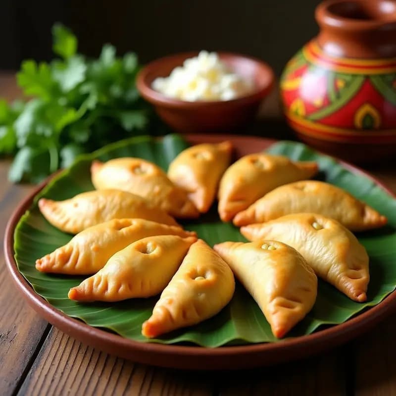 Empanadas de Mote con Queso de Oveja: Receta Ecuatoriana en Airfryer Sin Harina de Trigo