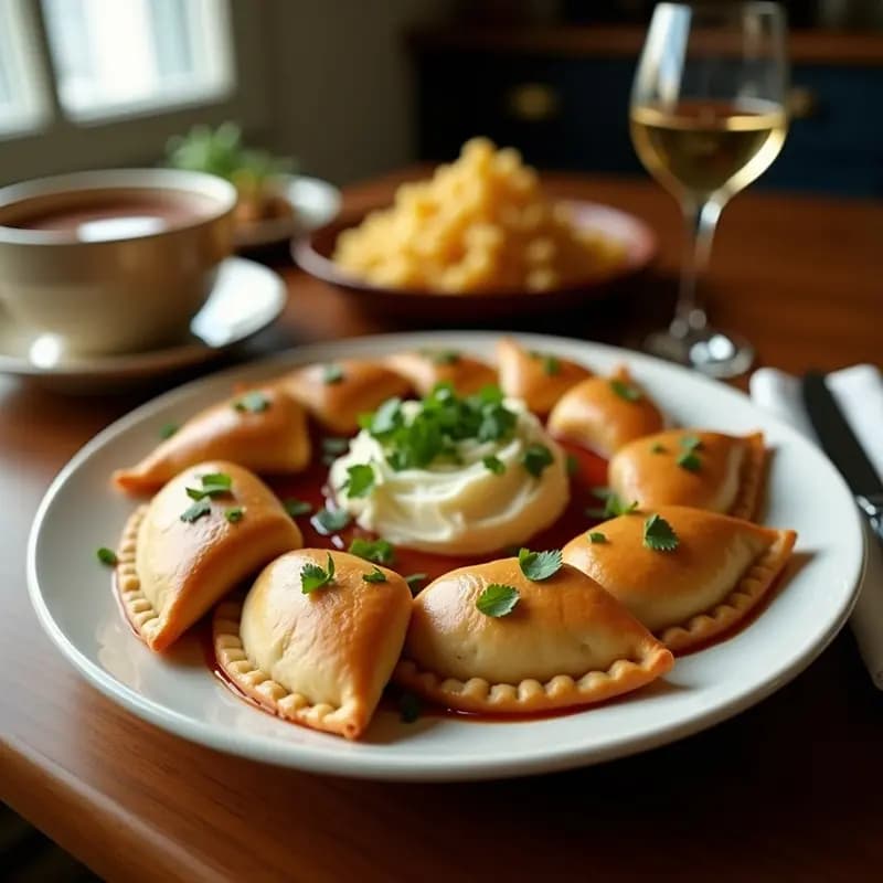 Empanadas de Masa de Ñame Rellenas de Carne de Res y Aceitunas: Receta Venezuelana en Olla Exprés