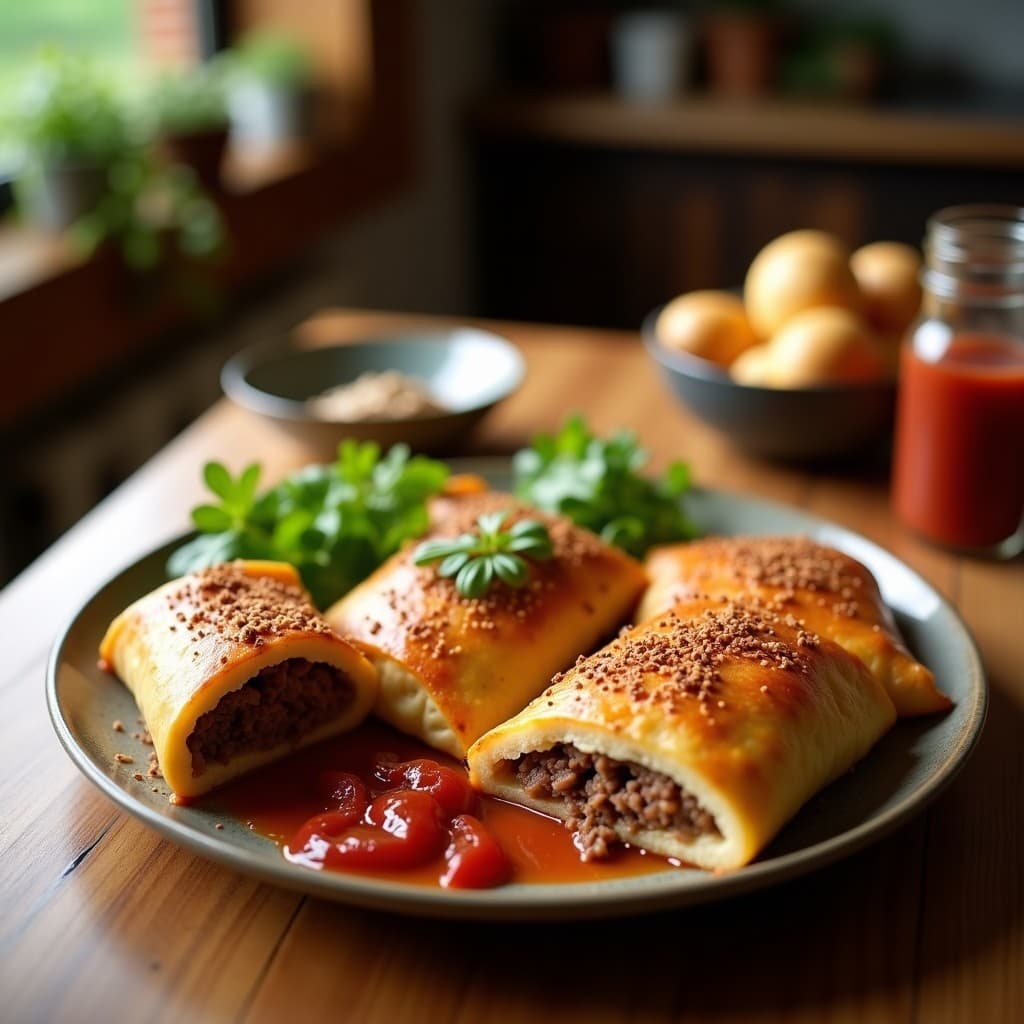 Empanadas de Masa de Ñame Rellenas de Carne de Res y Pasas: Receta Dominicana Tradicional en Horno