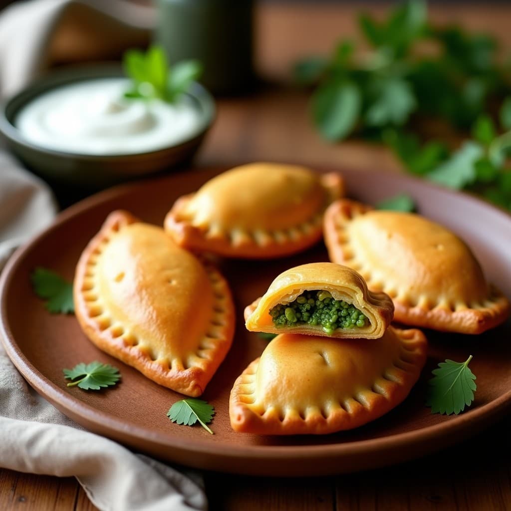 Empanadas de Ñame y Moringa: Receta Africana Alta en Hierro en Airfryer