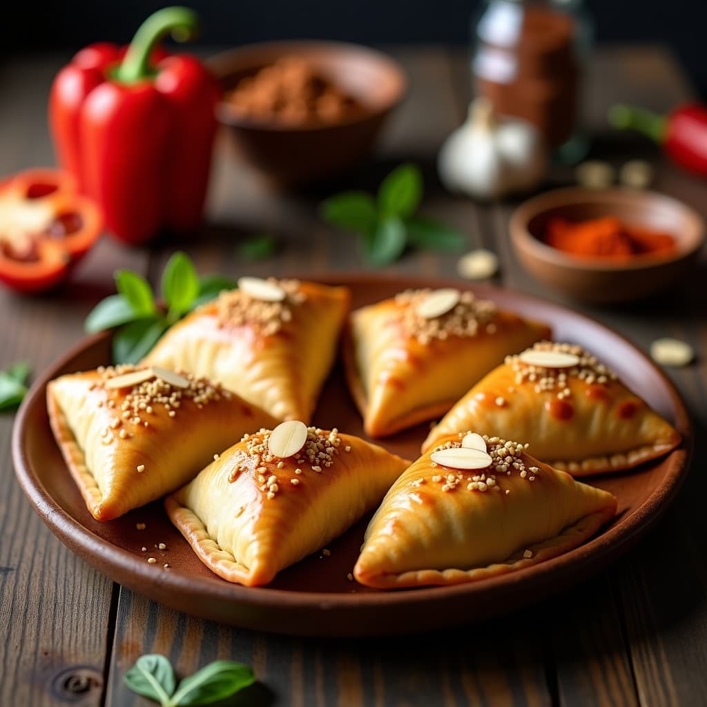 Empanadas de Masa de Ñame Rellena de Picadillo de Jackfruit: Receta Vegana en Airfryer