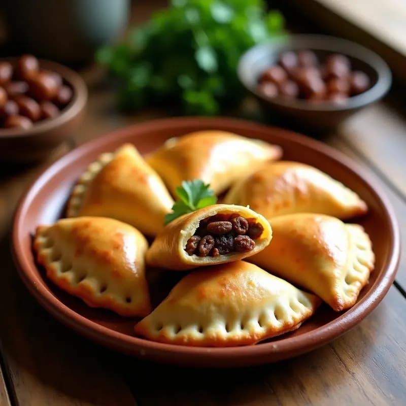 Empanadas de Otrosi Rellenas de Pino y Pasas: Receta Chilena Tradicional en Airfryer
