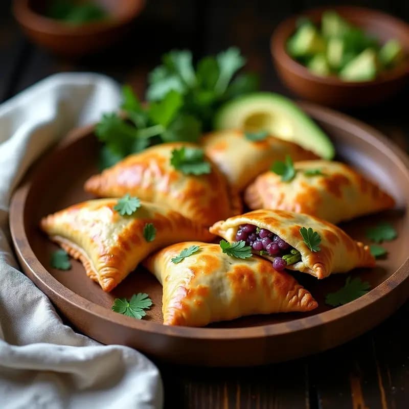 Empanadas de Papa y Espárragos: Receta Argentina Sin Gluten y Alta en Fibra