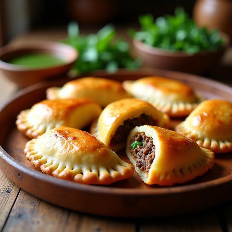 Empanadas de Cordero y Berros Patagónicas: Receta Tradicional con Toque Gourmet