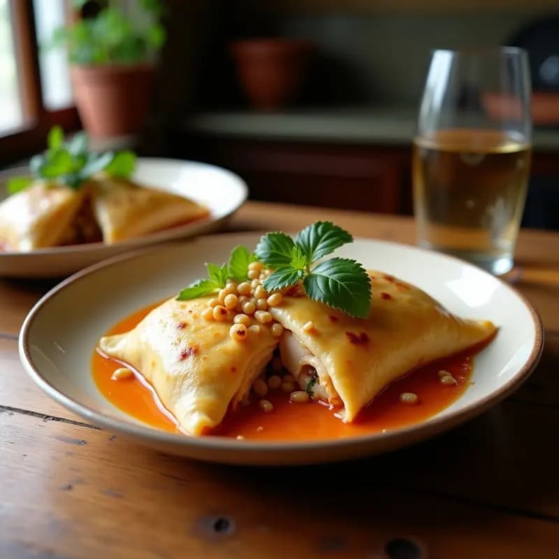 Empanadas de Pescado y Batata Morada: Receta Argentina Gourmet con Toque Crujiente