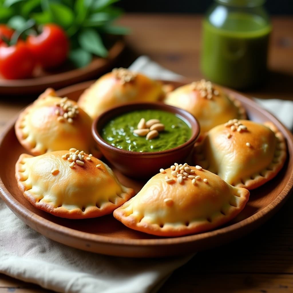 Empanadas de Pescado Blanco y Pesto de Albahaca: Receta Argentina en Olla Express Sin Aceite