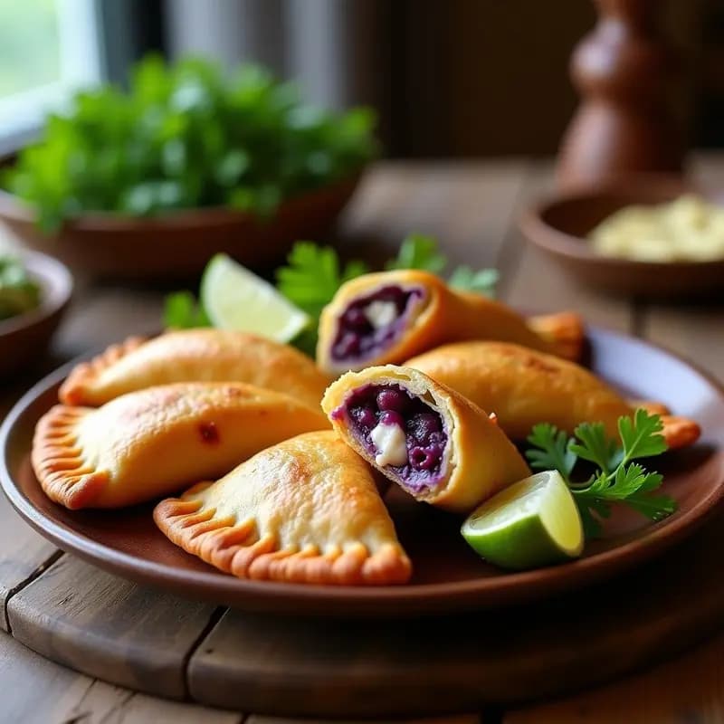 Empanadas de Pescado y Camote Morado: Receta Chilena en Airfryer con Toque Crujiente