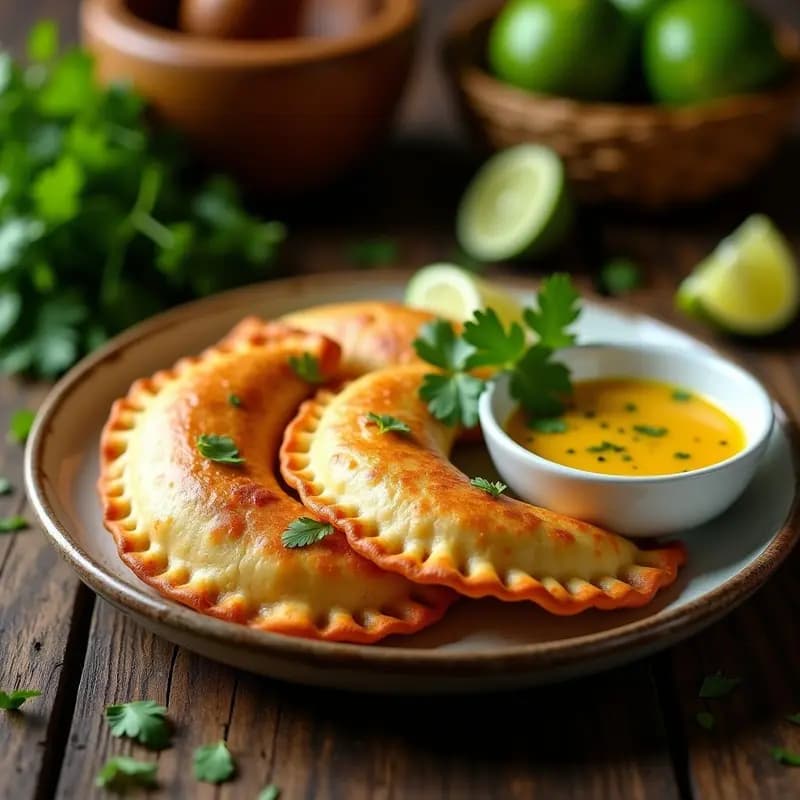 Empanadas de Pescado Blanco y Cocotero con Salsa de Cítricos: Receta Costeña Colombiana
