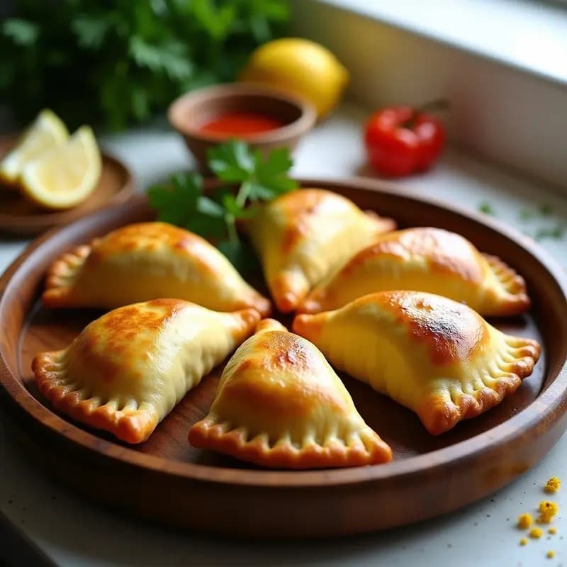 Empanadas de Pescado y Cúrcuma con Masa de Cassava: Receta Brasilera Sin Gluten y Alta en Omega-3