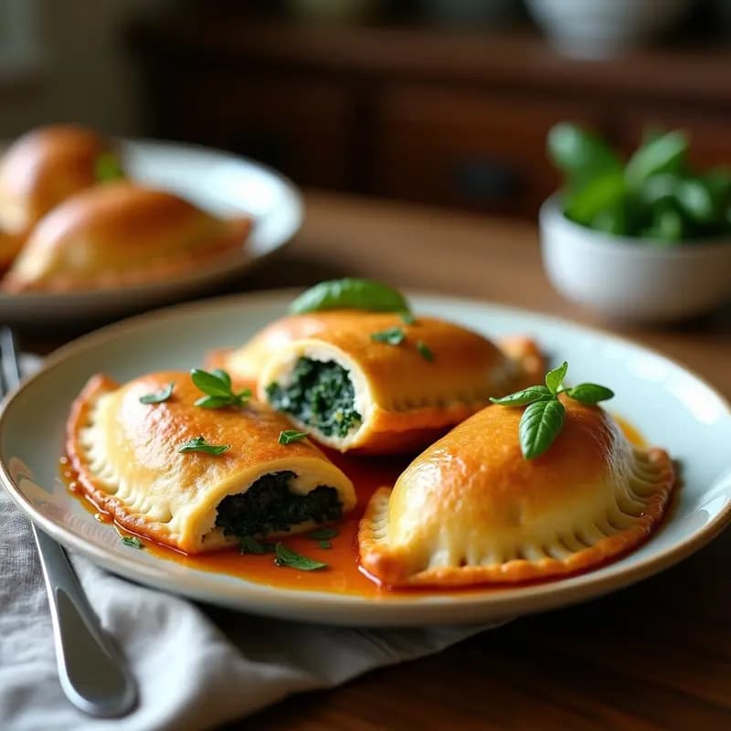 Empanadas de Pescado Blanco y Espinacas: Receta Portuguesa con Toque Mediterráneo