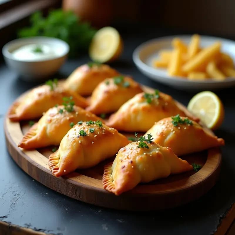 Empanadas de Pescado al Estilo pode: Receta Argentina Crujiente con Rebozado de Harina de Garbanzo