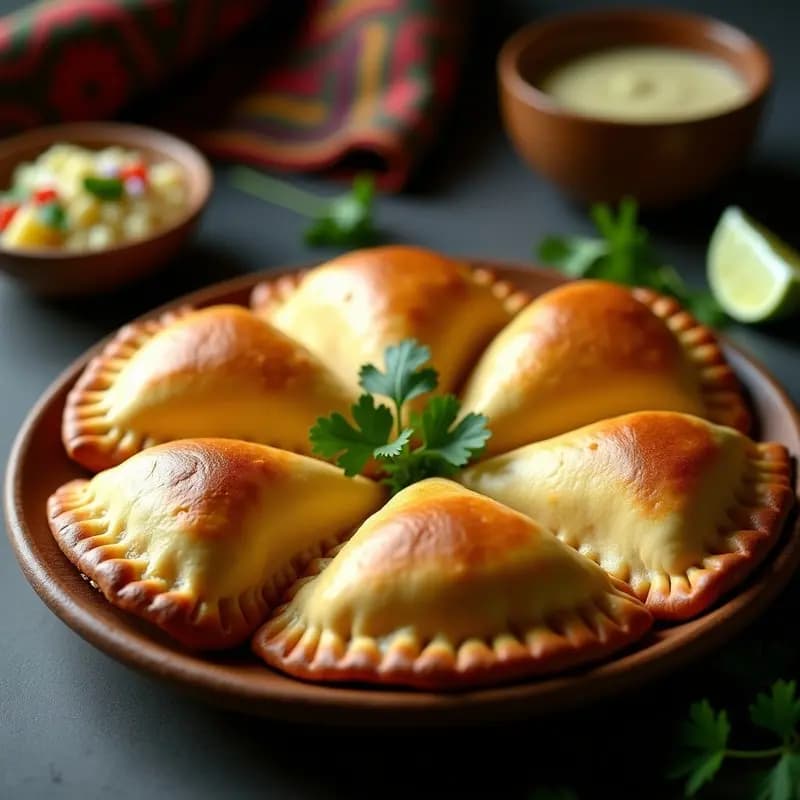 Empanadas de Pescado Blanco y Herz de Palma con Masa de Yuca: Receta Colombiana Sin Trigo