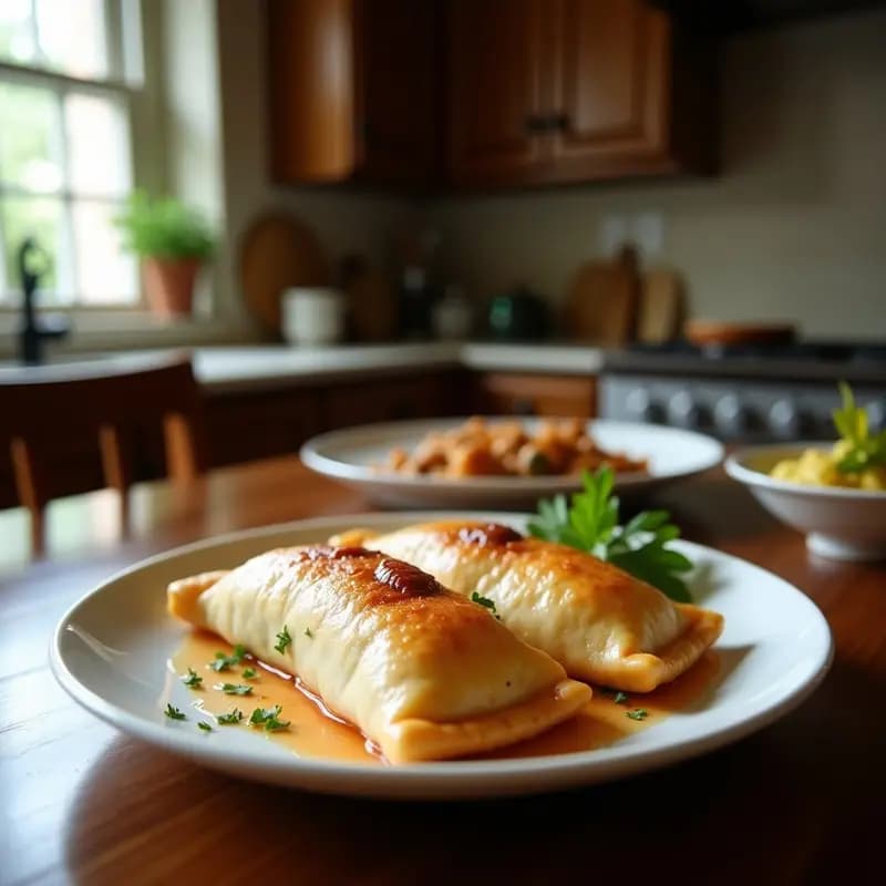 Empanadas de Pescado y Leche de Coco: Receta Tailandesa al Horno con Toque Cremoso