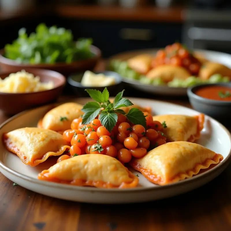 Empanadas de Pescado y DESCARTE de Mariscos con Salsa Criolla: Receta Chilena de Aprovechamiento