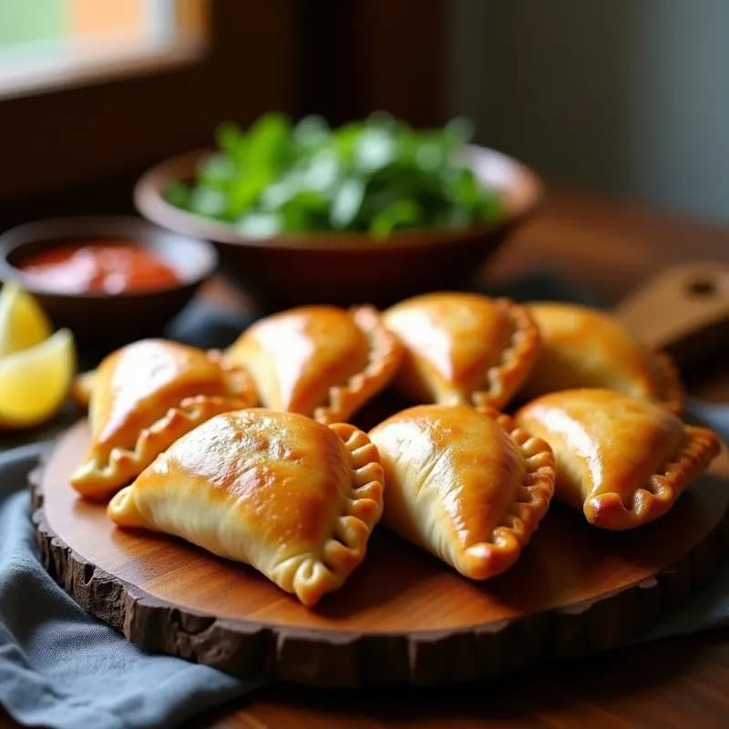 Empanadas de Pescado y Ñora con Masa de Maíz Azul: Receta Chilena Sin Gluten