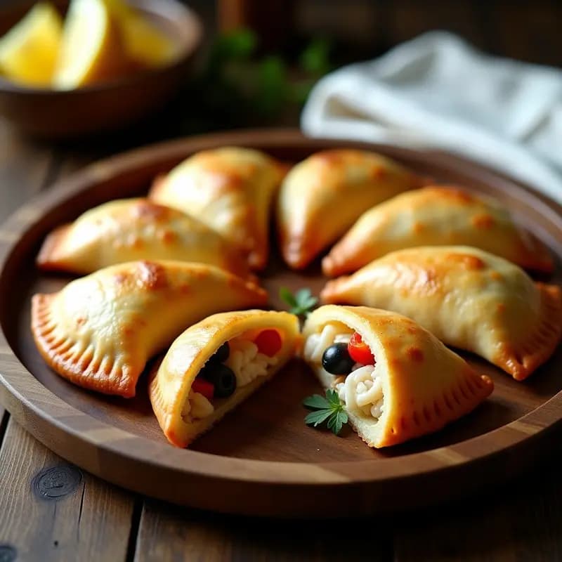 Empanadas de Pescado y Palma Corazón: Receta Argentina Sin Gluten con Masa de Cassava