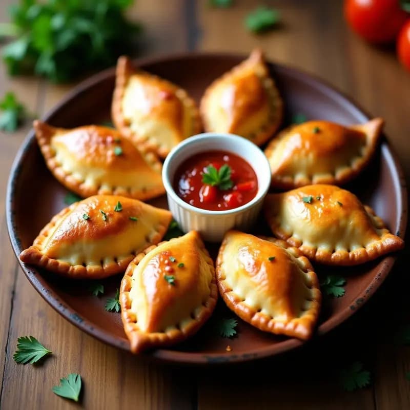 Empanadas de Pescado al Estilo Portugués: Receta en Airfryer con Salsa de Tomate