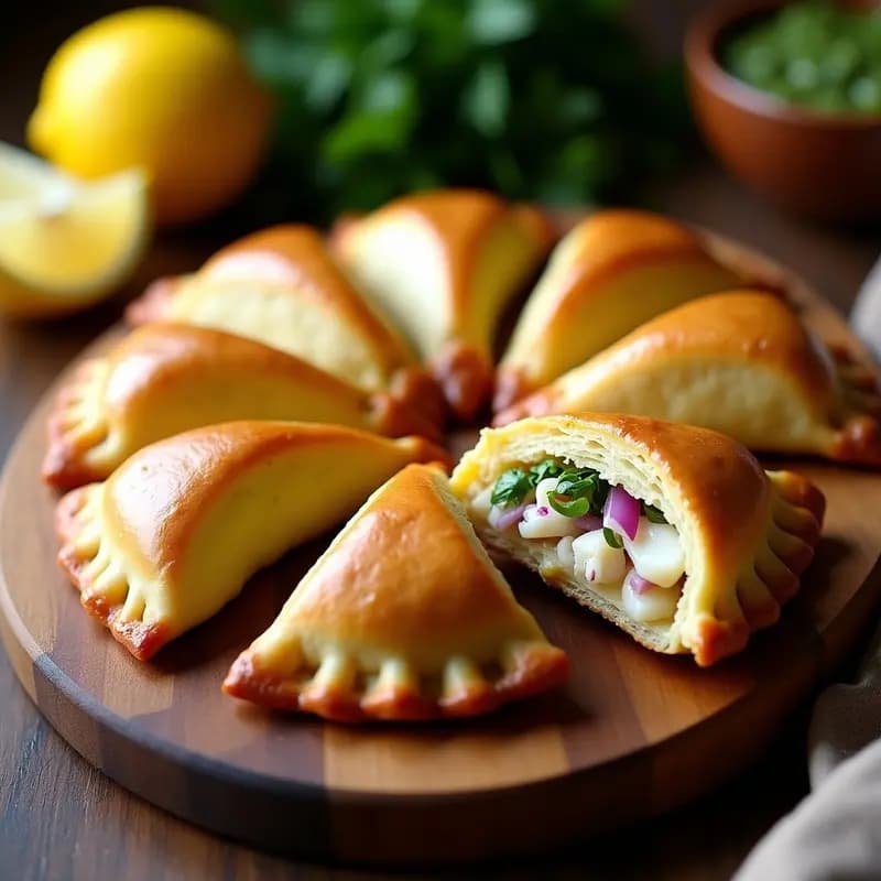 Empanadas de Pescado Blanco y Queso Fresco: Receta Argentina en Thermomix con Masa de Yuca